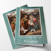 Religiöses Weihnachts-Beileid Feiertagskarte