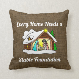 Religiöses WeihnachtsGeburt Kissen