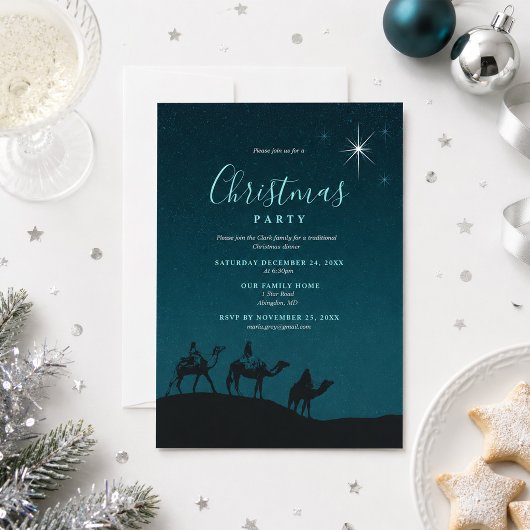Religiöses WeihnachtsParty Einladung
