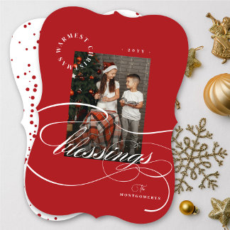 Religiöses Weihnachtssegment Kalligrafisches Foto Feiertagskarte