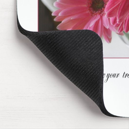 Religiöses Zitat der rosa Mousepad (Ecke)