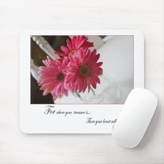 Religiöses Zitat der rosa Mousepad (Mit Mouse)