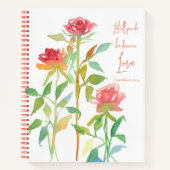 Religious 1 Corinthians 16 14 Rose Prayer Journal Notizblock (Vorderseite)