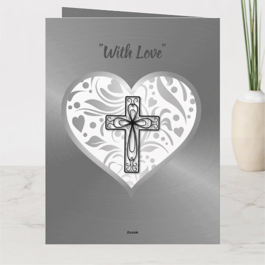 Religious 25 th Wedding Anniversary Card Ehemann Karte (Rückseite)