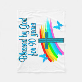 RELIGIOUS 90 YR ALT FLEECEDECKE