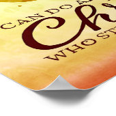 Religious All Things Christ Hübsch Tree Poster (Ecke)