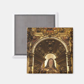Religious art representing Santa Teresa Magnet (Vorderseite/Rückseite)
