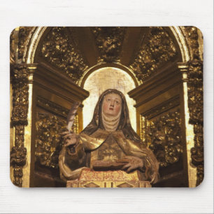 Religious art representing Santa Teresa Mousepad