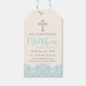 Religious Blue Tag Geschenkanhänger (Vorderseite)