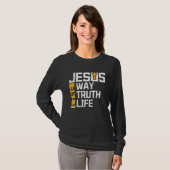 Religious Christian Bible Quotes Biblical Gospel T-Shirt (Vorne ganz)