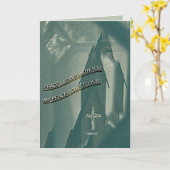 Religious Christian faith Peace I Leave with You  Karte (Gelbe Blume)