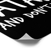 Religious Christian Jesus Get Behind Me Satan And  Poster (Ecke)