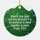 Religious Christian Scripture Divine Passage ⛪️ 🎄 Keramik Ornament (Hinten)