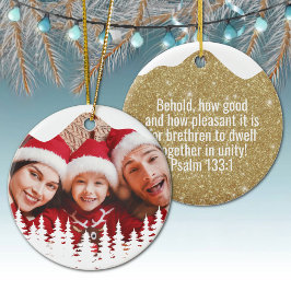 Religious Christian Scripture Divine Passage ⛪️ 🎄 Keramik Ornament