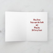 RELIGIOUS CHRISTMAS CARD FEIERTAGSKARTE (Innenseite)