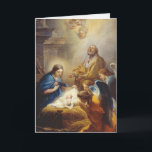 Religious Christmas Cards | Birth of Jesus Feiertagskarte<br><div class="desc">Beautiful religious Christmas cards celebrating the true meaning of Christmas.</div>