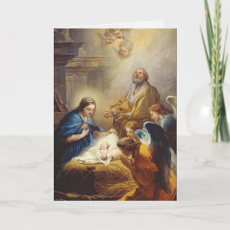 Religious Christmas Cards | Birth of Jesus Feiertagskarte