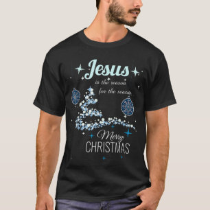 Religious Christmas Jesus the reason for the seas T-Shirt