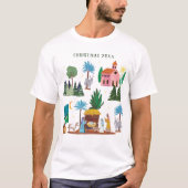 Religious Christmas Nativity Scene T-Shirt (Vorderseite)