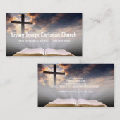 Religious Church Christianity Religion Pastor Visitenkarte (Vorne/Hinten)