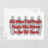 Religious Crazies Postkarte (Vorne/Hinten)