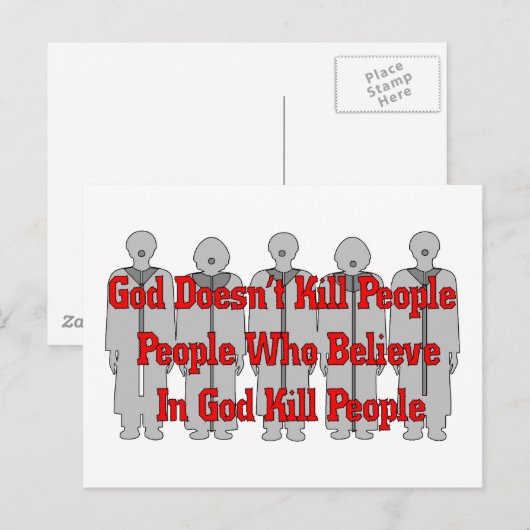 Religious Crazies Postkarte (Vorne/Hinten)