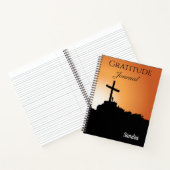 Religious Cross Dankbarkeit Journal Notizblock (Innenseite)