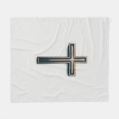 Religious Cross Fleecedecke (Vorderseite (Horizontal))