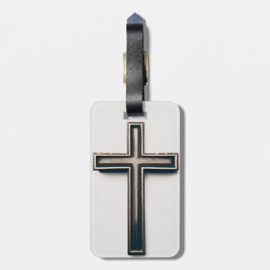 Religious Cross Gepäckanhänger (Rückseite vertikal)