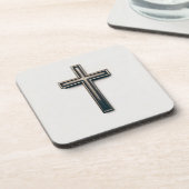 Religious Cross Getränkeuntersetzer (Linke Seite)
