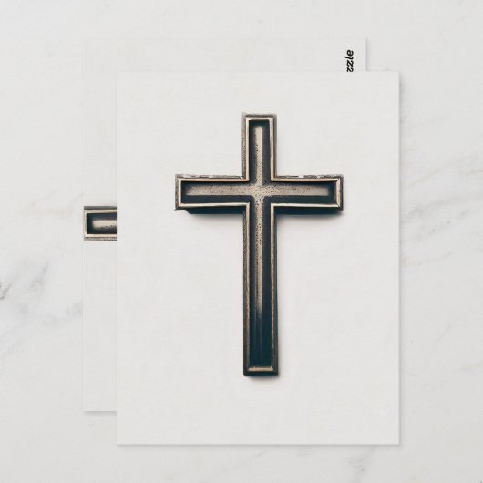 Religious Cross Postkarte (Vorne/Hinten)