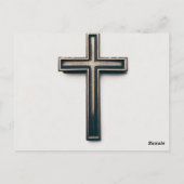 Religious Cross Postkarte (Rückseite)