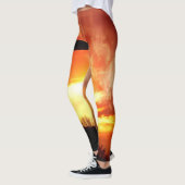 Religious Easter Cross at Sunset Leggings (Links)