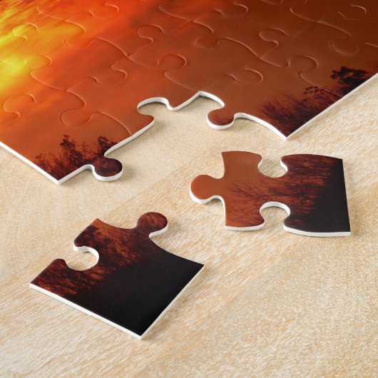 Religious Easter Cross at Sunset Puzzle (Seite)