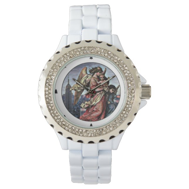 Religious eWatch - Engel mit Christus Armbanduhr (Vorderseite)