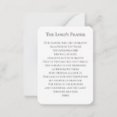 Religious funeral Keepsake photo Prayer card Mitteilungskarte (Rückseite)