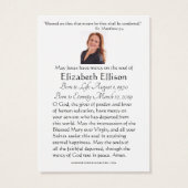 Religious Gold Marian Cross Funeral Roses (Rückseite)