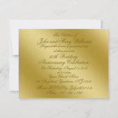 Religious Golden 50. Hochzeitstag Einladung (Rückseite)