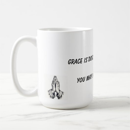 Religious Grace Lifting Mug Kaffeetasse (Links)