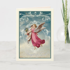 Religious Guardian Angel Scripture Verse Karte
