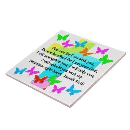 RELIGIOUS ISAIAH 41:10 SCRIPTURE VERSE FLIESE (Seite)