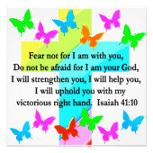 RELIGIOUS ISAIAH 41:10 SCRIPTURE VERSE FOTODRUCK (Vorne)