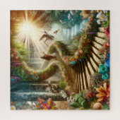 Religious Jesus Ascend to Paradise Puzzle (Vertikal)