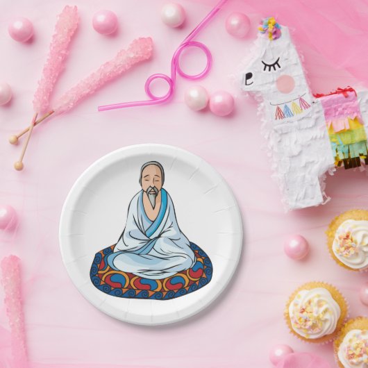 Religious Man Meditating Paper Teller (Party)