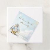 Religious Nativity Holiday Gift Tag  Geschenkanhänger (Beispiel)