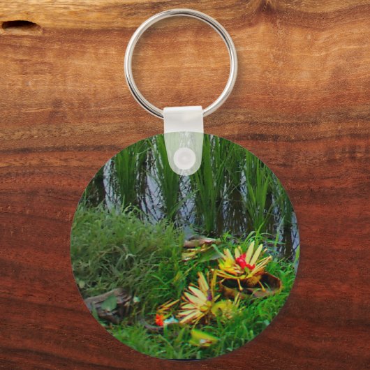 Religious Offering, Ubud Bali Schlüsselanhänger (Vorderseite)