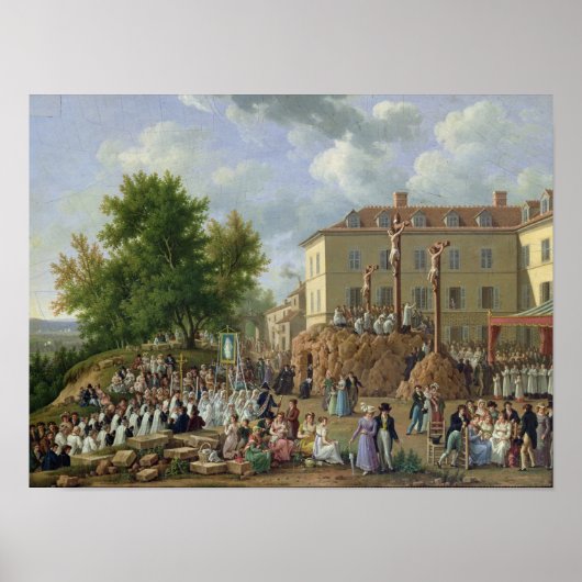 Religious Procession to Mont Valerien, 1819 Poster (Vorne)
