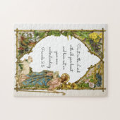 Religious Proverbs 3:5 Scripture Jesus Shepherd Puzzle (Horizontal)
