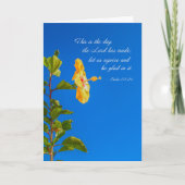 Religious - Psalm 118:24 Karte (Vorderseite)