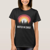 Religious Rooted In Christ Christian T-Shirt (Vorderseite)